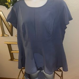 Lane bryant peplum style top